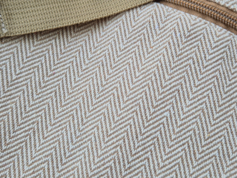 Hanf Rucksack |  Detail | Natur